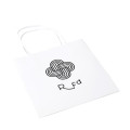 Simple Design Skincare Black White Paper Bag Packaging